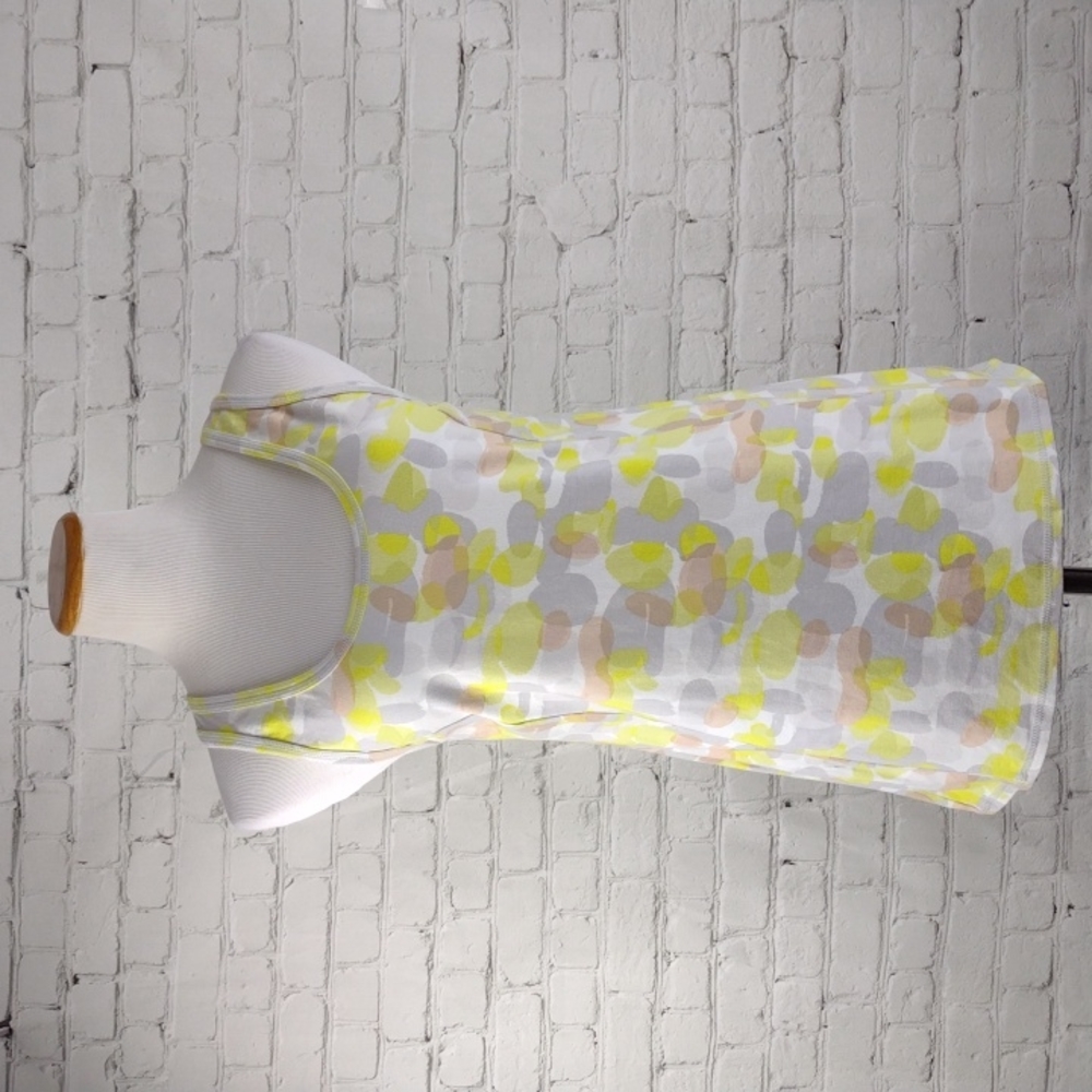 Lane Bryant Green gray floral athletic tank top shirt 14/16  NWT
